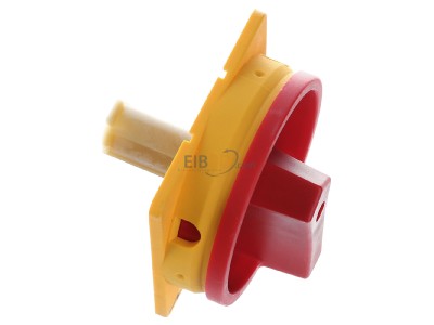 Ansicht oben links Eaton SVB-P3 Knebelgriff rot, f.Vorh�ngeschl. 