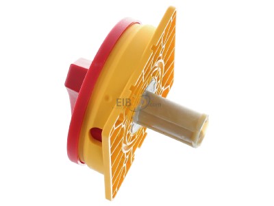 Ansicht oben rechts Eaton SVB-P3 Knebelgriff rot, f.Vorh�ngeschl. 