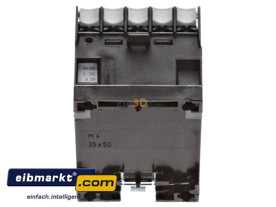Top rear view Magnet contactor 8,8A 42VAC DILEM-10(42V50/60HZ) Eaton (Moeller) DILEM-10(42V50/60HZ)

