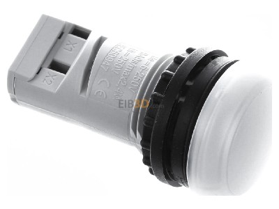 Ansicht oben links Eaton M22-LC-W Leuchtmelder,compact flach,weiss 
