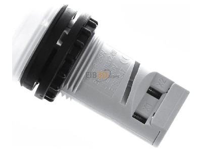 Ansicht oben rechts Eaton M22-LC-W Leuchtmelder,compact flach,weiss 