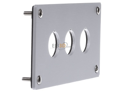 Ansicht links Eaton (Moeller) M22-E3 Einbautableau f. NOT-AUS-Taster 