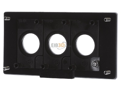 Ansicht hinten Eaton (Moeller) M22-E3 Einbautableau f. NOT-AUS-Taster 