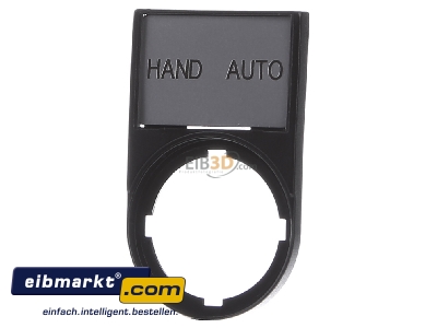 Frontansicht Eaton (Moeller) M22S-ST-D11 Tastenzusatzschildtrger Hand AUTO 