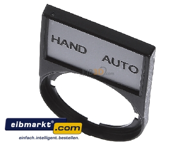 Ansicht oben vorne Eaton (Moeller) M22S-ST-D11 Tastenzusatzschildtrger Hand AUTO 