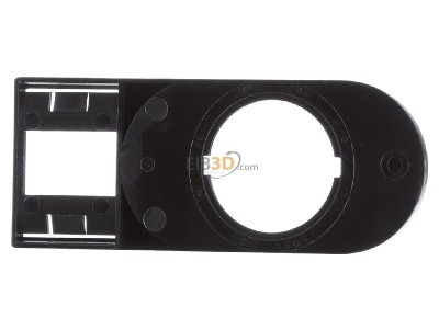 Back view Eaton M22S-STDD-X Text plate holder for control device 
