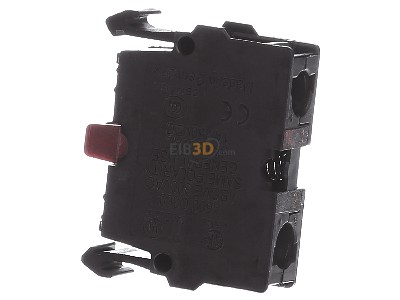 View on the right Eaton M22-K01 Auxiliary contact block 0 NO/1 NC 
