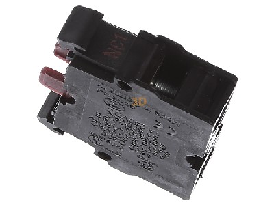 View top right Eaton M22-K01 Auxiliary contact block 0 NO/1 NC 

