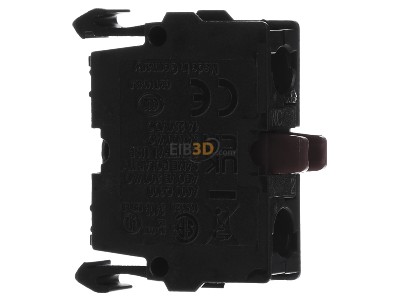 View on the left Eaton M22-KC01 Auxiliary contact block 0 NO/1 NC 
