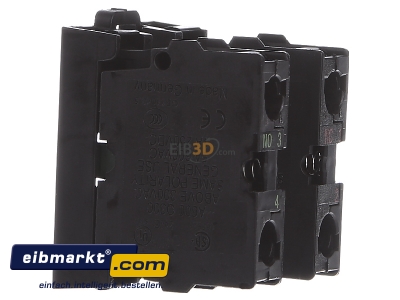 View on the right Eaton (Moeller) M22-AK11 Auxiliary contact block 1 NO/1 NC
