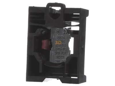 Front view Eaton M22-AK01 Auxiliary contact block 0 NO/1 NC 
