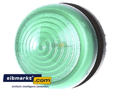 Front view Eaton (Moeller) M22-LH-G Indicator light element green IP67 
