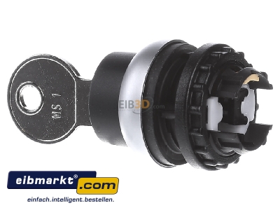 View on the right Eaton (Moeller) 216881 Key actuator black IP65
