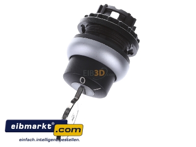 View up front Eaton (Moeller) M22-WRS Key actuator black IP65
