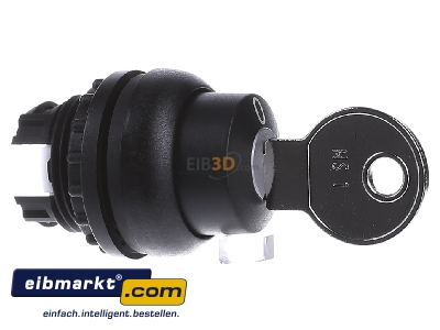 View on the left Eaton (Moeller) M22S-WRS Key actuator black
