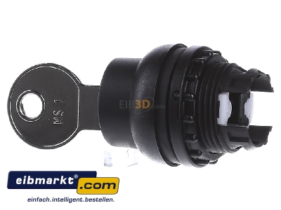 View on the right Eaton (Moeller) M22S-WRS Key actuator black
