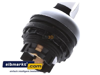 Top rear view Eaton (Moeller) M22-WK3 Short thumb-grip actuator black IP65 
