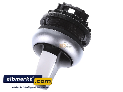 Ansicht oben vorne Eaton (Moeller) M22-WRK3 Wahltaste m.Knebelgriff 3 Stell.,blanko 