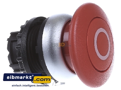 View on the left Eaton (Moeller) M22-DP-R-X0 Mushroom-button actuator red IP67
