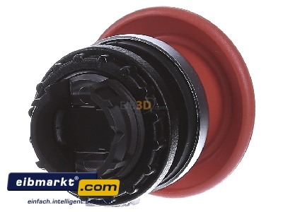 Ansicht hinten Eaton (Moeller) M22-DP-R-X0 Pilzdrucktaste rot,beschriftet 