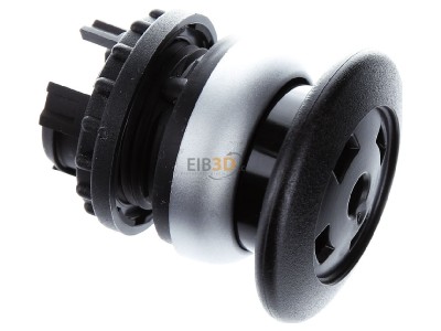 View top left Eaton M22-DP-S-X Mushroom-button actuator black IP67 
