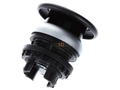 Top rear view Eaton M22-DP-S-X Mushroom-button actuator black IP67 
