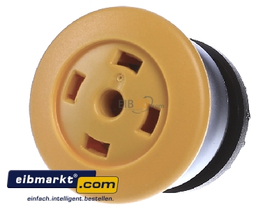 Frontansicht Eaton (Moeller) M22-DP-Y-X Pilzdrucktaste gelb,blanko 