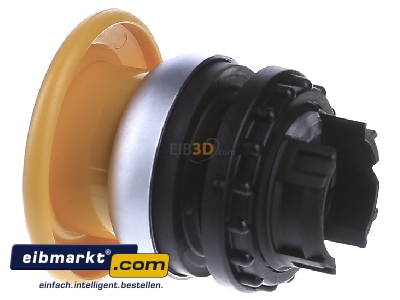 View on the right Eaton (Moeller) M22-DP-Y-X Mushroom-button actuator yellow IP67
