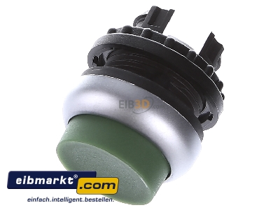 View up front Eaton (Moeller) M22-DH-G Push button actuator green IP67
