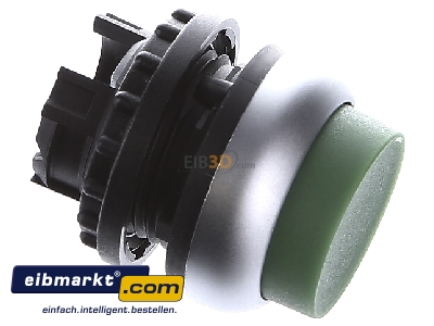 View top left Eaton (Moeller) M22-DH-G Push button actuator green IP67
