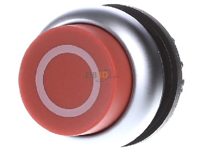 Front view Eaton M22-DH-R-X0 Push button actuator red IP67 

