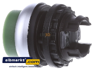View on the right Eaton (Moeller) M22-DH-G-X1 Push button actuator green IP67 - 
