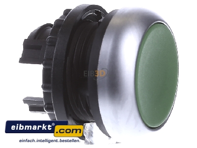 View on the left Eaton (Moeller) M22-D-G Push button actuator green IP67
