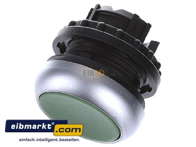 View up front Eaton (Moeller) M22-D-G Push button actuator green IP67
