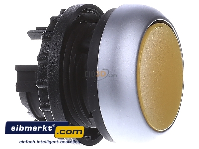 View on the left Eaton (Moeller) M22-D-Y Push button actuator yellow IP67

