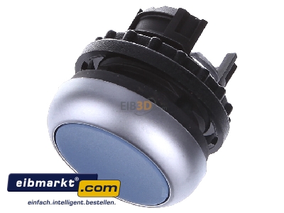 View up front Eaton (Moeller) M22-D-B Push button actuator blue IP67
