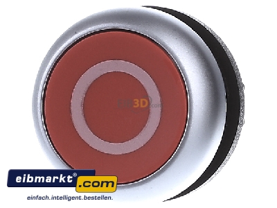 Frontansicht Eaton (Moeller) M22-D-R-X0 Drucktaste flach,rot 