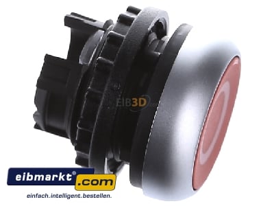 Ansicht oben links Eaton (Moeller) M22-D-R-X0 Drucktaste flach,rot 
