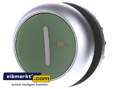 Frontansicht Eaton (Moeller) 216607 Drucktaste flach,grn M22-D-G-X1