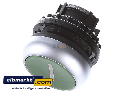 View up front Eaton (Moeller) 216607 Push button actuator green IP67
