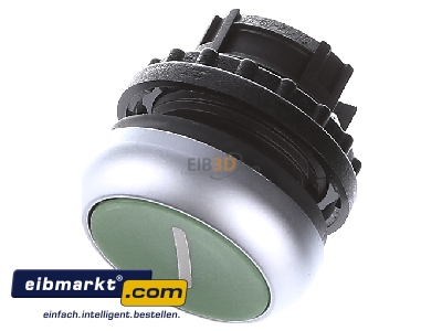 Ansicht oben vorne Eaton (Moeller) 216607 Drucktaste flach,grn M22-D-G-X1