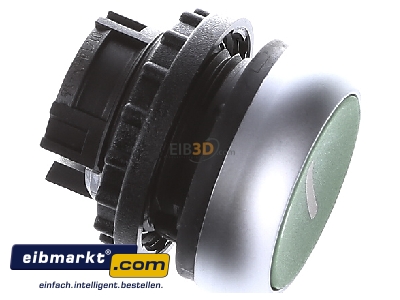 Ansicht oben links Eaton (Moeller) 216607 Drucktaste flach,grn M22-D-G-X1