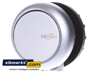 Frontansicht Eaton (Moeller) M22-DR-W Drucktaste flach,ws,rast.,blank 