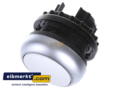 Ansicht oben vorne Eaton (Moeller) M22-DR-W Drucktaste flach,ws,rast.,blank 
