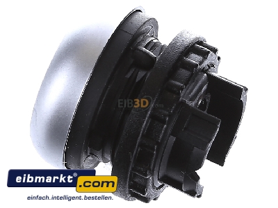 Ansicht oben rechts Eaton (Moeller) M22-DR-W Drucktaste flach,ws,rast.,blank 