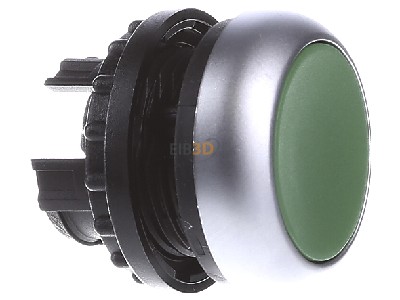 View on the left Eaton M22-DR-G Push button actuator green IP67 
