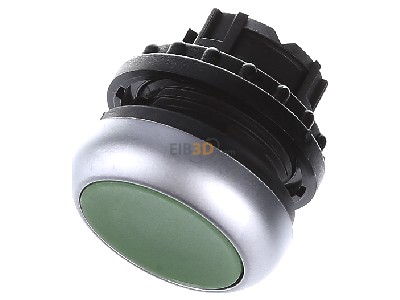 View up front Eaton M22-DR-G Push button actuator green IP67 
