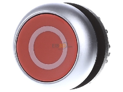 Front view Eaton M22-DR-R-X0 Push button actuator red IP67 
