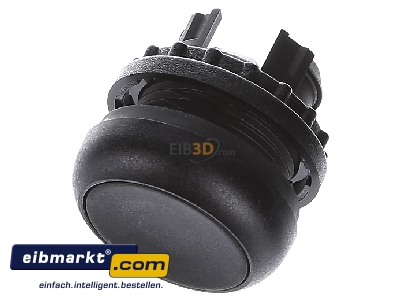 Ansicht oben vorne Eaton (Moeller) 216591 Drucktaste flach,schwarz M22S-D-S