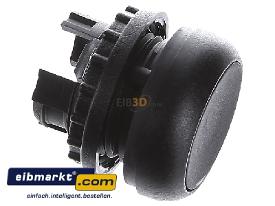 Ansicht oben links Eaton (Moeller) 216591 Drucktaste flach,schwarz M22S-D-S